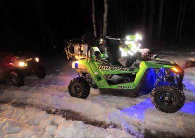 ATV In the Field at Night